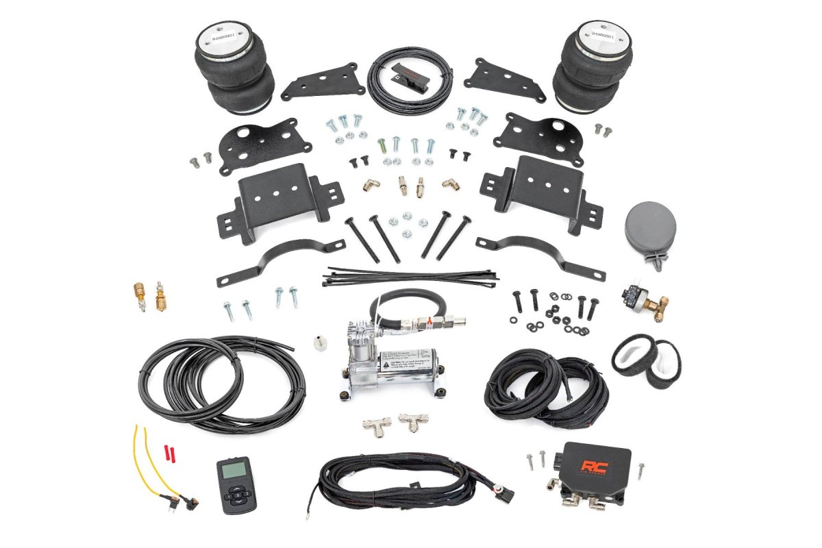 Ram 2500 Air Spring Kit - Rear - Rough Country - Wireless Controller - '14-'23
